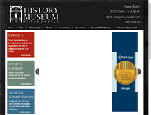 Tablet Screenshot of myhistorymuseum.org